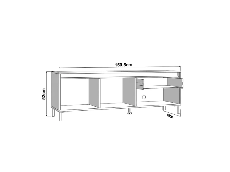TV polica MARRON TV 150 3K1F2V AH - Image 6